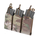 Warrior Laser Cut Triple Bungee 5.56 Panel - MultiCam